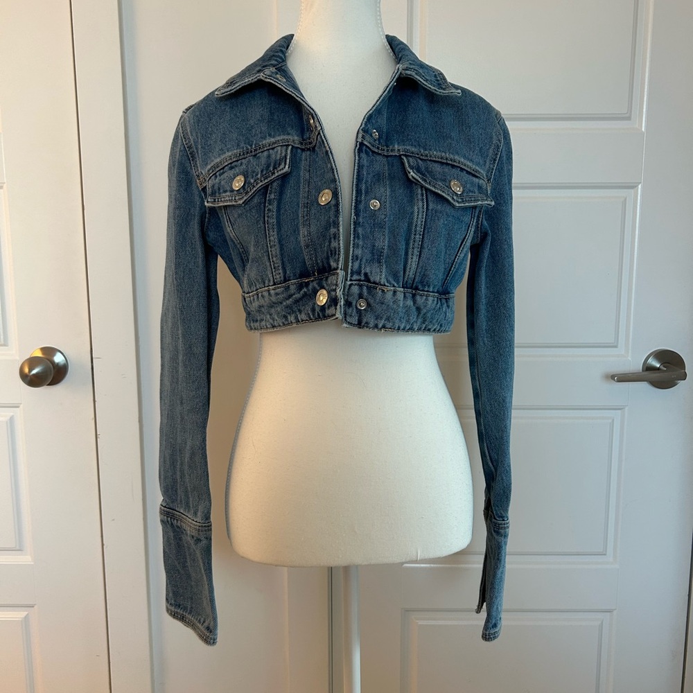 Cropped Denim Jacket